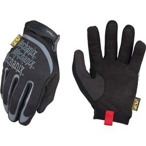 Mens Utility Work Gloves Touchscreen Synthetic Leather High Dexterity Black
